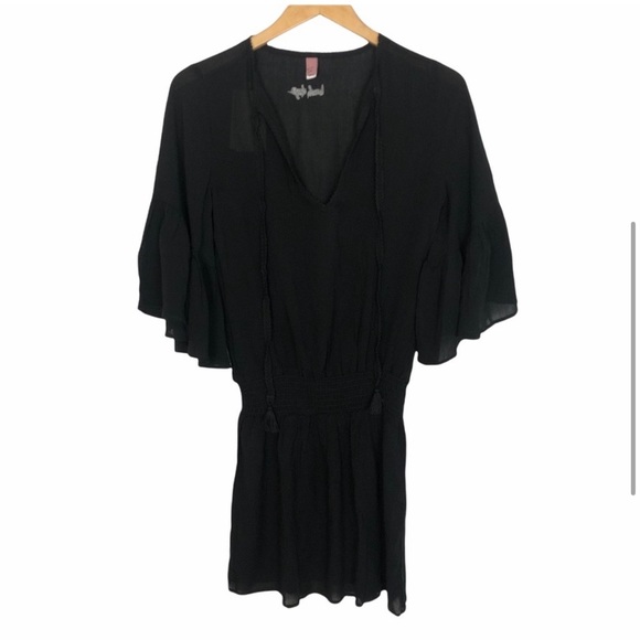 Maaji Sugar Swizzle Dress Swim Cover Up Black - Picture 3 of 6